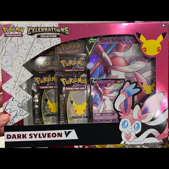 Pokémon anniversary celebrations set Dark Sylveon collection set